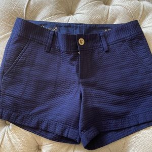 Lilly Pulitzer Navy Blue Callahan Short 5” Inseam